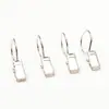 Clip para Cortina Engrosado Metal Dentado Anillo de Arrastre Anillo de Clip Clip para Cortina Clip para Cortina Accesorios de Gancho para Cortina