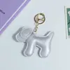 Huayang Couro PU Cachorrinho Fofo Bolsa Pingente Chaveiro Cachorro Acessório de Bolsa Pingente DIY Cordão para Celular