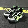 Tamanho 33-38 Outono Novo Tênis de Corrida de Couro para Meninos, Tênis de Jogging, Sola Leve de EVA, Cor Vibrante, Tênis Esportivo para Crianças de Tamanho Médio e Grande 6600