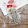 Decoração de Natal Canas Plásticas Ornamentos, Enfeites para Pendurar na Árvore de Natal, Guirlandas de Natal, Acessórios de Trepadeira de Natal Podem Ser Misturados