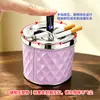 Bestseller transfronterizo: Cenicero redondo de hojalata con tapa giratoria de acero inoxidable, lata universal de hojalata para almacenamiento de metal