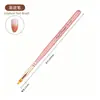 Vendas diretas da fábrica: Conjunto de canetas para nail art cor de pele, incluindo canetas de esmalte em gel, canetas finas (liner), canetas com cristais e ferramentas de pincel estilo japonês