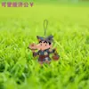 Pingente de Acrílico Fofo de Desenho Animado para Mochila Escolar de Alunos, Corrente Dupla para Celular Popular de Anime Jigong Fofo para Jovens