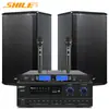Set de Audio para Sala de Conferencias Shile Amplificador Av108 Altavoz Bx108 Micrófono Sh28