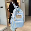 Estudiantes de Secundaria y Preparatoria Mochilas de Marca Versátiles de Moda para Mujer Ins2023 Nuevo para Tutorías Mochila Casual de Gran Capacidad