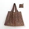 Bolsa de Compras Plegable, Nueva de Gran Capacidad, Bolsa Plegable Ecológica en Stock, Bolsa de Tote de Almacenamiento Plegable Portátil Impresa Creativa