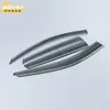 Adequado para Mazda 17 Cx-5 Defletor de Chuva Aço Inoxidável 3D Faixa Brilhante Defletor de Chuva Decoração Externa Suprimentos Automotivos