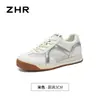 Zapatillas Blancas de Suela Gruesa Zhr para Mujer 2026 Nuevo Verano Suela Suave Zapatos de Entrenamiento Alemanes Malla Transpirable Zapatos Deportivos Zapatillas Versátiles