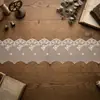 227442 Acessórios de Acabamento com Bordado de Renda Malha Tencel Design Perfurado para Roupas Femininas e Infantis Decoração de Saia