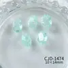 K9 Huevo de Paloma Explosión de Cristal Flor de Hielo Diamante Decoraciones para Uñas Azul Claro Verde Fruta Morado Punta Inferior Diamante Decoraciones para Uñas