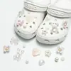 Amuletos para Zapatos Croc, Accesorios para Mujer, Clips para Zapatos DIY, Decoraciones 3D con Pedrería, Clips Desmontables, Estilo de Moda de Influencers