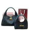 Bolsa feminina de grande capacidade 2025 nova outono versátil bolsa de ombro bolsa de tecido popular este ano para trabalho e deslocamento bolsa tote