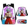 Ventas Calientes Transfronterizas Venta al Por Mayor Periférico de Anime Dragon Ball Super Saiyan Mochila Mochila Escolar para Estudiantes Mochila de Poliéster