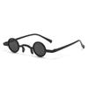 Gafas de Sol Retro Hip-Hop, Montura Pequeña, Redondas Douyin, Fotografía Callejera de Celebridades de Internet, Gafas Mini, Divertidas de Moda para Hombres y Mujeres