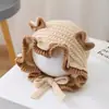Chapéu de Lã Tricotado com Proteção para Ouvidos para Bebês no Outono e Inverno, para Meninos e Meninas, Fofo e Super Fofo, Chapéu Versátil e Quente com Proteção para Ouvidos para Crianças