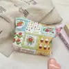 3611 Bolsita Coreana de Puzzle Flor Acolchada Bolsa de Mano Bolsa de Cosméticos para Mujer Portátil de Gran Capacidad Bolsa de Almacenamiento