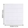 Adesivos de Parede Estéreo 3D Transfronteiriços Papel de Parede Autoadesivo Tamanho Pequeno 35*38.5 Decorativo XPE Espuma Autoadesivo Padrão de Tijolo Papel de Parede