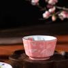 A cereja do bolo Copo de Chá Kung Fu Cerâmica Pequeno Copo de Chá Hospitalidade Doméstica Copo para Beber Chá Mini Copo para Degustação de Chá Conjunto de Chá Artesanal