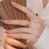 Anillo de Plata S925 con Jade Natural Hetian para Mujer, Anillo de Lujo Ligero, Diseño de Nicho, Estilo Retro, Estilo Nacional, Regalo de Jade