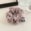 Goma para el pelo scrunchie de hilo perlado de alta gama coreana con acabado brillante, adecuada para coletas, cinta para el pelo plisada de tela, accesorio elástico para el cabello
