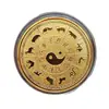 Los doce nuevos dioses colorearán el juego completo de los doce signos del zodíaco de viaje 12 medallas conmemorativas del zodíaco para participar en actividades pequeños regalos