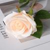 Rosa de franela de imitación, flor falsa, decoración para bodas, hogar, día de San Valentín, ramo artificial, pared de flores, fábrica al por mayor