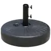 Sombrilla Solar para Exteriores con Base Rellena de Agua, Sombrilla Parasol para Puesto Comercial, Sombrilla Romana de Poste Central, Base de Sombrilla Fija Ponderada Rellena de Arena