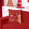 Fundas de almohada decorativas con temática de boda, diseños de dibujos animados para celebraciones festivas, fundas de almohada para sofá, cojines para cabecero de cama, no incluye relleno para almohadas