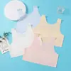Ropa interior para niñas de 7 a 14 años, Chaleco para período de desarrollo de primaria y secundaria, Ropa interior sin costuras de seda helada, Sujetador para niñas, Estilo fino de verano