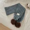 2026 Estilo Coreano Alta Calidad Mezcla de Lana Bufanda de Invierno Nueva a Cuadros para Mujer Espesada Cálida Protección contra el Frío Versátil Braga para el Cuello