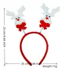 Envio direto da fábrica, faixas de cabeça de Natal transfronteiriças, presilhas de cabelo do Papai Noel, faixas de cabeça de urso de desenho animado, adereços de cabeça de boneco de neve