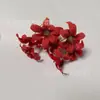 Flores de Begônia Simuladas de Três Pétalas, Flores Artificiais, Flores de Seda, Guirlandas de Flores Artesanais DIY, Acessórios de Cabelo, Acessórios de Roupa, Decorações de Casamento