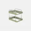Rack de armazenamento móvel transparente multi-camada, tempero cosmético, rack de armazenamento de garrafas, gaveta multicamadas, rack de armazenamento pull-out