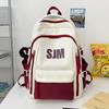 Mochila estudantil ins estilo retrô americano feminina grande capacidade estudante do ensino médio estudante do ensino fundamental mochila escolar mochila para computador masculino
