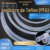 Tubo de PFA Teflon Transparente Resistente à Corrosão Alta Temperatura 260 C Tubo de PTFE Resistente a Ácidos Fortes e Alcalis Tubo de Óleo