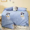 Capa de Edredom Infantil de Lã de Leite Peça Única Inverno Veludo Plus Acolchoada Fleece de Coral Plush Cobertura de Colchão para Meninos de Jardim de Infância