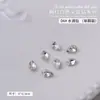 Accesorios al por mayor para Nail Art Diamante Transparente de Fondo Puntiagudo Super Flash Gran Corazón Torcido Hacha Gota de Agua Cuadrado Gordo Mariposa Diamante Blanco Accesorios para Uñas