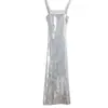 Roupas Femininas Europeias Americanas AliExpress Venda Quente Moda Vestido de Noite Sexy Costas Abertas Emagrecedor Alça Fina Vestido