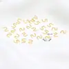 Gancho S de cobre banhado a ouro 18k que preserva a cor, gancho pequeno, fecho universal para joias, corrente de extensor para pulseiras e colares, acessórios para joias DIY