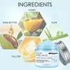 Creme de Manteiga e Mel Transfronteiriço para Comércio Exterior, Hidratante e Umectante, Mel Cru Orgânico, Manteiga de Gado Alimentado a Pasto, Hidratante, Suave, Elástico e Flexível, Tudo em Inglês
