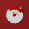 Posavasos Populares Transfronterizos de Oveja Pequeña y Gallo Grande, Posavasos y Manteles Tejidos Creativos Hechos a Mano para el Hogar, Simples y Artísticos
