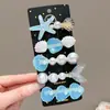 26 novos presilhas de cabelo de sereia para crianças, acessórios de cabelo de princesa com estrela-do-mar e concha, presilhas de cabelo românticas com cauda de peixe iridescente, presilhas de cabelo com tema oceânico