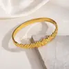 Pulseiras de Aço Inoxidável Mais Vendidas na Europa e América, Pulseiras Geométricas Exageradas de Alta Qualidade para Homens e Mulheres, Fabricante