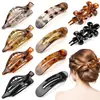 Amazon Set de Pasadores Transfronterizos Clip Cuadrado Simple Mate Clip de Tiburón para Volumen de Cabello Accesorios para el Cabello en la Parte Posterior de la Cabeza
