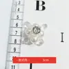 Accesorios para Tejer Perlas Suéter Algodón Flor Decorativa Zapatos y Sombreros Joyería Hecha a Mano con Cuentas DIY Tejido a Mano