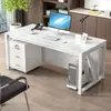 Escritorio de oficina para personal, escritorio de computadora para una persona, escritorio de oficina simple, escritorio de escritura moderno minimalista para el hogar, escritorio de entrenamiento