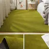 Tapete de Cashmere Sintético Fofo Cobertura Total Tatami Tapete de Chão Tapete de Quarto ao Lado da Cama Uso Doméstico Espessado Super Macio Tapete para Mesa de Centro de Sala de Estar