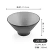 Negro Mate Tienda Japonesa de Fideos Tazón para Fideos Especial Comercial Tazón para Bibimbap Tazón para Fideos Caracol Tazón para Sopa de Plástico Olla Caliente Picante Tazón Grande