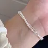 Dulce y exquisito collar de doble capa para mujer, simple y único, cadena para la clavícula versátil y elegante, gargantilla de moda y fresca estilo bosque