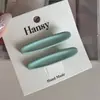 Temporada de viajes de primavera color lindo flequillo ovalado color macarrón pasador combinable accesorios para el cabello nuevo